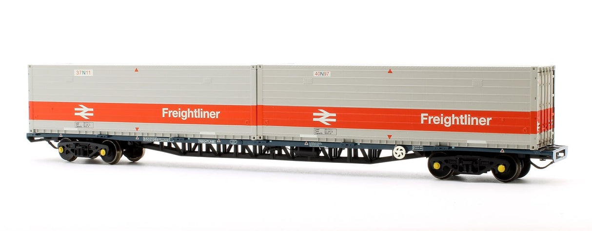Bachmann OO FFA BR Freightliner Inner Container Flat Iso Containers Bachmann Branchline TRAINS - HO/OO SCALE