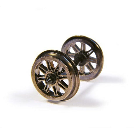 Bachmann OO Metal Split Spoked Wagon Wheels (10) Bachmann Branchline TRAINS - HO/OO SCALE