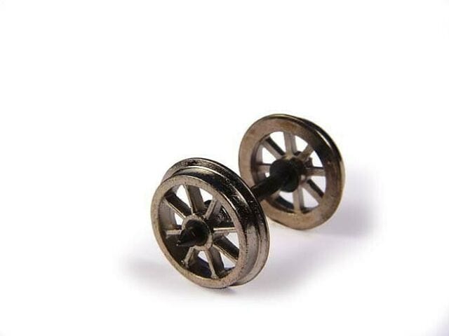 Bachmann OO Metal Spoked Wagon Wheels (10) Bachmann Branchline TRAINS - HO/OO SCALE