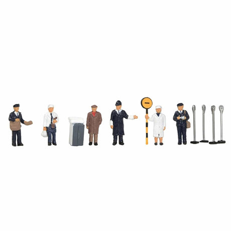 Bachmann Scenecraft 36-416 OO 1960s/70s Urban Workers Bachmann Scenecraft TRAINS - HO/OO SCALE
