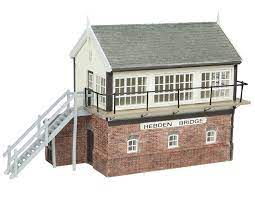 Bachmann Scenecraft OO 44-0159 Brick And Timber Signal Box - Hobbytech Toys