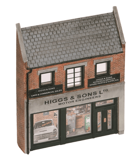 Bachmann Scenecraft OO 44-224 Low Relief Town Garage - Hobbytech Toys