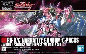 Bandai 5056760 1/144 HGUC Narrative Gundam C-Packs Bandai GUNDAM