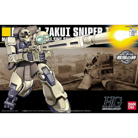 Bandai 5057394 1/144 HGUC Zaku I Sniper Type Plastic Model Kit - Hobbytech Toys