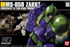 Bandai 5059159 HGUC 1/144 Zaku I Plastic Model Kit - Hobbytech Toys