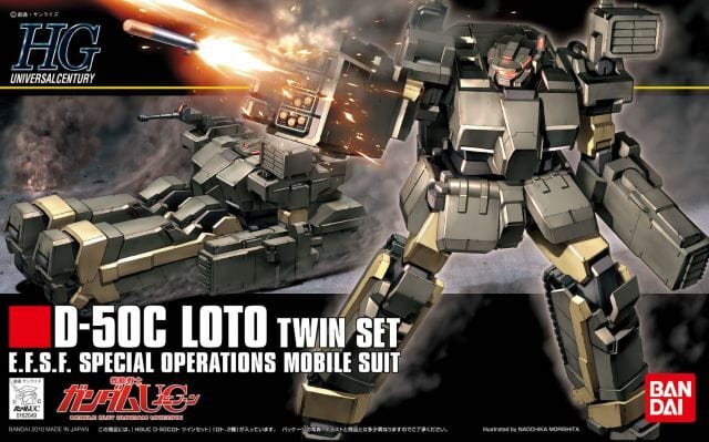 Bandai 5059162 1/144 HGUC D-50C Loto Twin Set Bandai GUNDAM