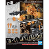 Bandai 5060255 CUSTOMIZE EFFECT (BURST SCENE Ver.) (ORANGE) Bandai GUNDAM