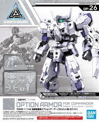 Bandai 5060753 1/144 30MM Option Armor For Commander Rabiot Exclusive White - Hobbytech Toys