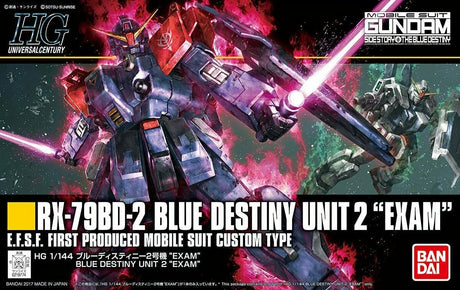 Bandai 5061823 HG 1/144 Blue Destiny Unit2 Exam Plastic Model Kit - Hobbytech Toys