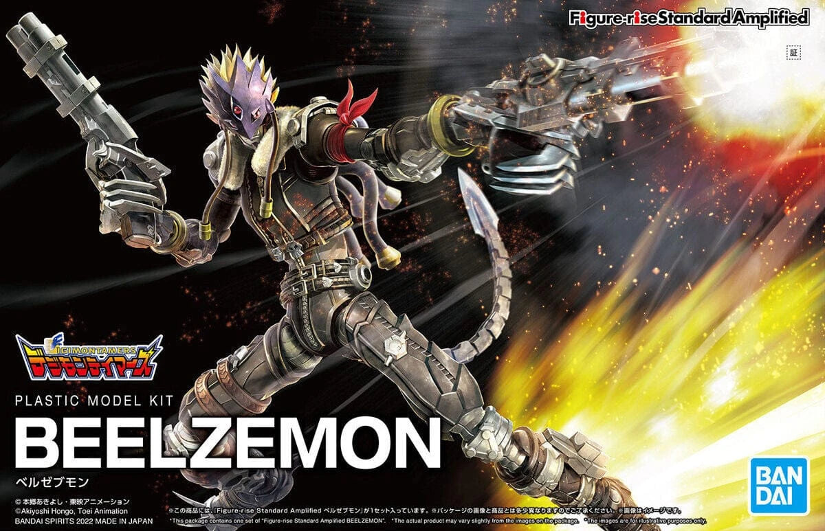 Bandai 50620801 Figure-Rise Standard Amplified Beelzemon Plastic Model Kit - Hobbytech Toys