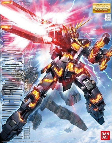 Bandai 5063045 MG 1/100 Rx-0 Unicorn Gundam 2 Banshee Plastic Model Kit - Hobbytech Toys