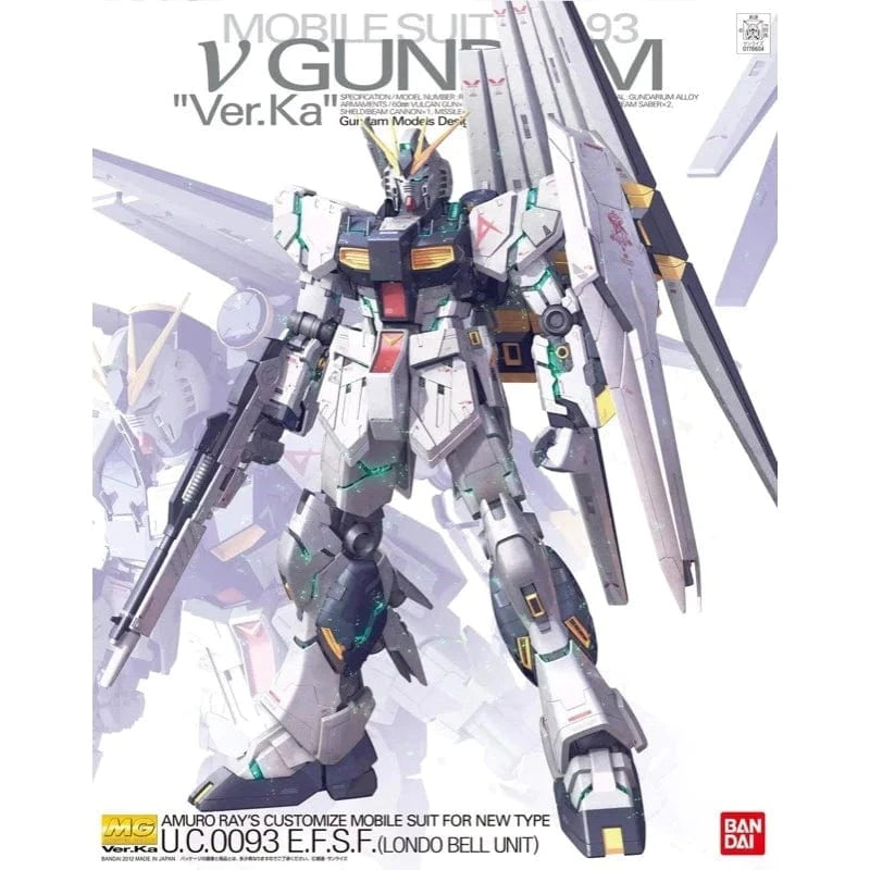 Bandai MG 1/100 NUGUNDAM Ver K.A Model Kit - Hobbytech Toys