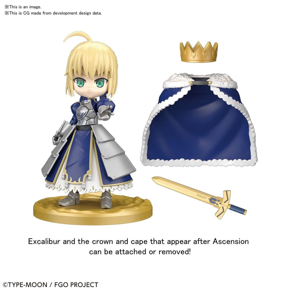 Bandai PETITRITS SABER/Altria Pendragon Bandai GUNDAM