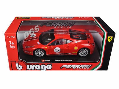 Bburago 26302 1/24 Ferrari Racing 458 Challenge #5 BBurago DIE-CAST MODELS