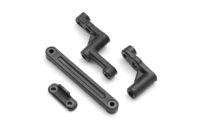BlackZon Slyder Steering Bushes + Ackerman Plate [540017]