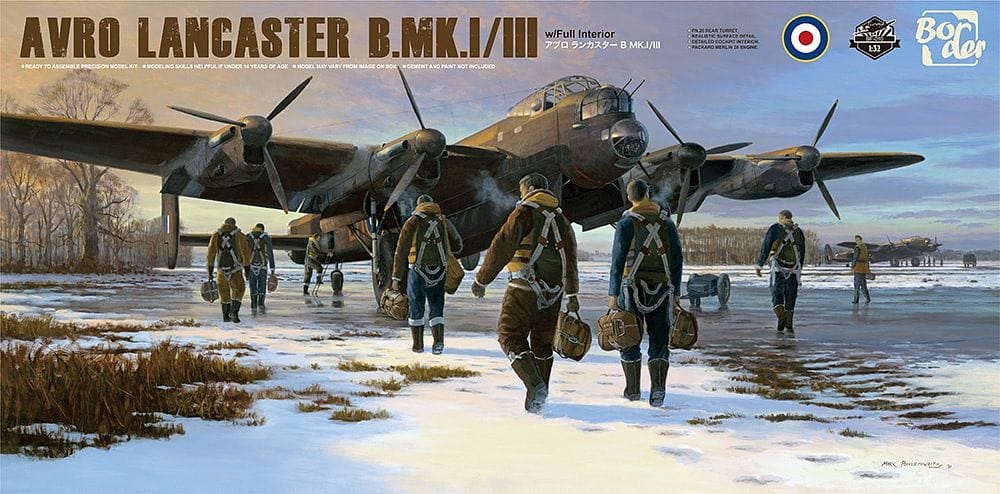 Border Model BF010 1/32 Avro Lancaster B. MkI/III /w Full Interior Plastic Model Kit - Hobbytech Toys