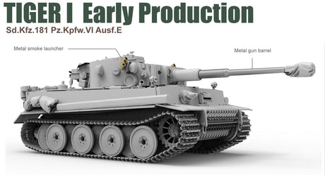 Border Model BT010 1/35 Tiger I Early Battle of Kursk Plastic Model Kit Border Model PLASTIC MODELS