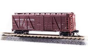 Broadway Limited 6594 N PRR K7 Stock Car No Sound 2-Pack - Ready to Run - Southern Pacific (Boxcar Red) - Hobbytech Toys