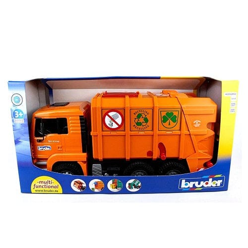 Bruder 1/16 MAN TGA Garbage Truck - Rear Loading - Hobbytech Toys
