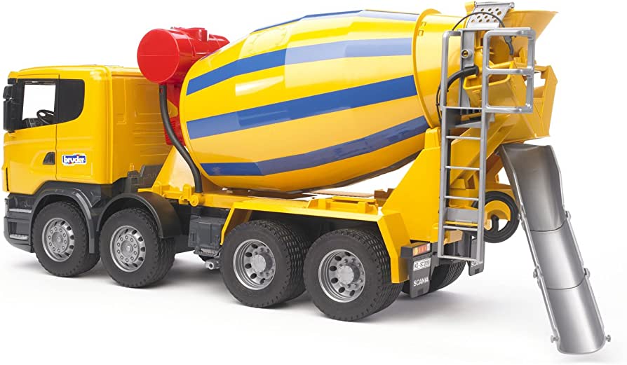 Bruder 1/16 Scania R-Series Cement Mixer Truck - Hobbytech Toys