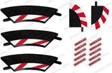 Carrera 20551 Evo/Digital Shoulder Curve 1/60 6Pcs Carrera SLOT CARS - PARTS