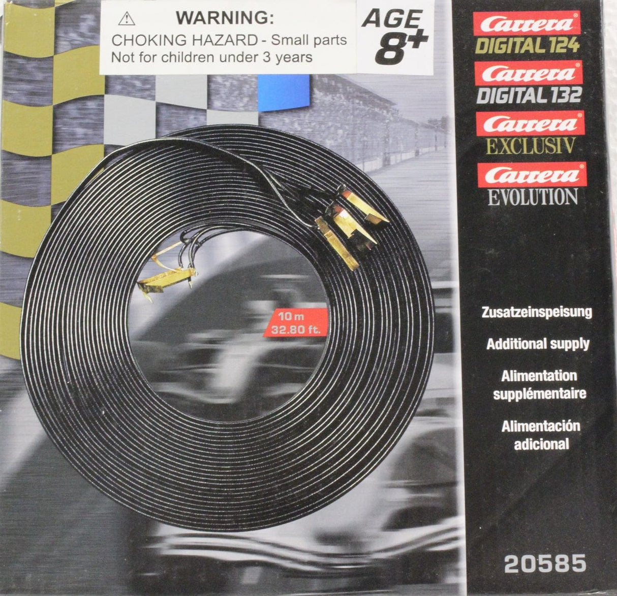 Carrera Evo/Digital 10 Meter Power Supply Extension Cord Carrera SLOT CARS