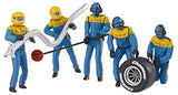 Carrera Evo/Digital 132 Pit Mechanics 5 Piece Set Blue Carrera SLOT CARS