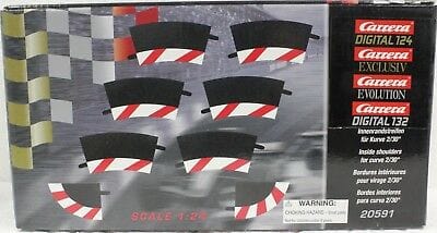 Carrera Evo/Digital Inside Shoulder for Curve 2/30 (8pcs) Carrera SLOT CARS