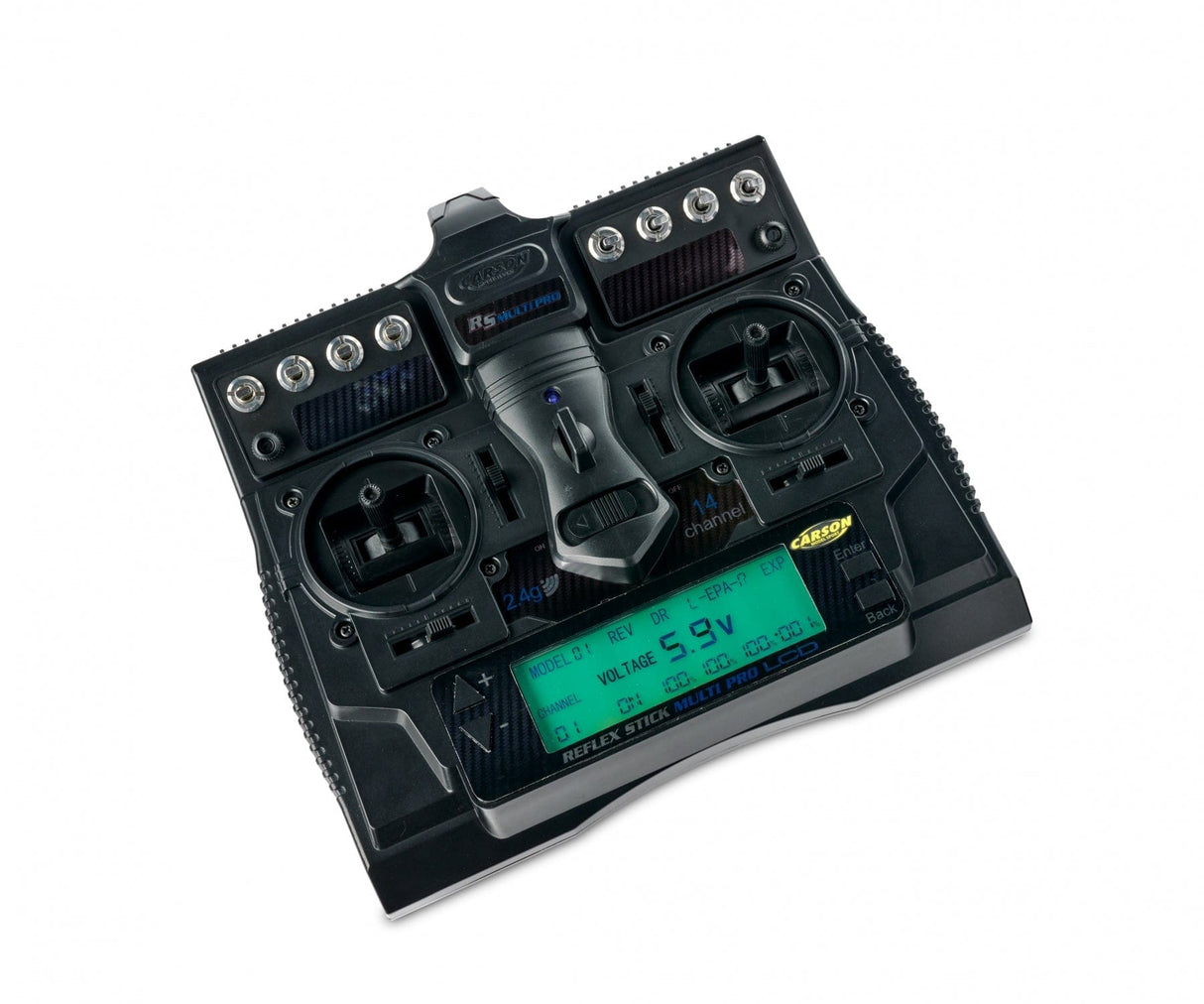 Carson FS Reflex 14ch Stick Multi Pro LCD 2.4G - Hobbytech Toys