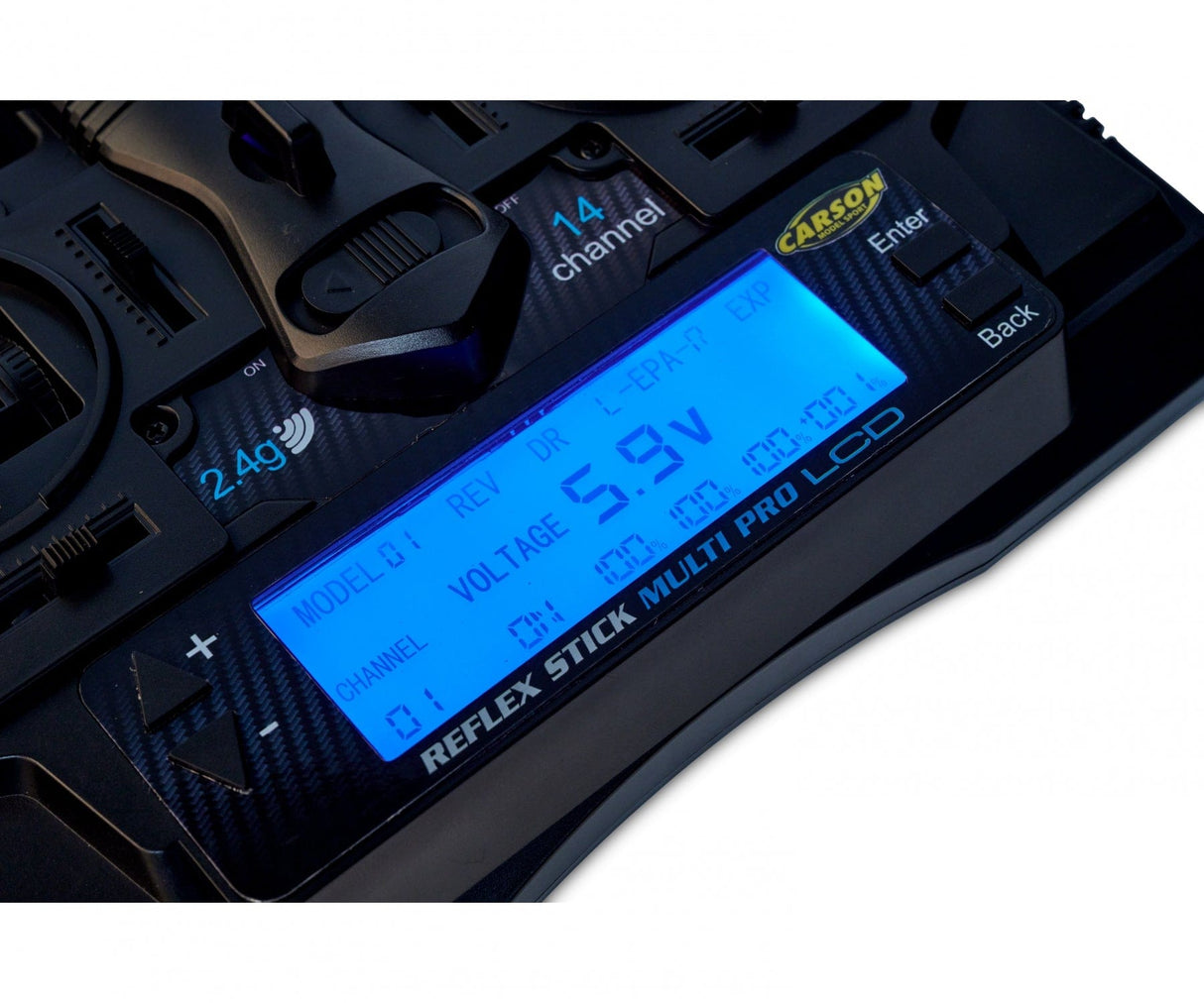 Carson FS Reflex 14ch Stick Multi Pro LCD 2.4G - Hobbytech Toys