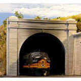 Chooch 8330 HO Double-Track Concrete Tunnel Portal - 6-5/8 x 5-1/4 16.8 x 13.3cm - Hobbytech Toys