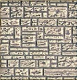 Chooch 8526 HO Flexible Block Wall Sheet - Medium for HO Scale - Hobbytech Toys