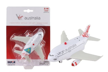 Daron Virgin Australia Pull Back Light/Snd NULL DIE-CAST MODELS