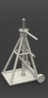 Daswerk 48001 1/48 Luftwaffe Jack Stand Set - EinheitsspindelbÃ¶cke Plastic Model Kit Das Werk PLASTIC MODELS