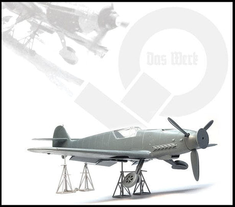 Daswerk 48001 1/48 Luftwaffe Jack Stand Set - EinheitsspindelbÃ¶cke Plastic Model Kit Das Werk PLASTIC MODELS