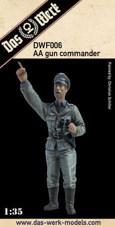 Daswerk F006 1/35 Komandant Salvenmaschinenkanone Plastic Model Kit Das Werk PLASTIC MODELS