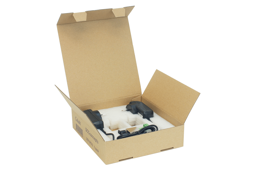 DCC Concepts 12V Dc Split Power Supply Kit. (Inc Pcb And 2X Universal Wall Plugs) - Hobbytech Toys