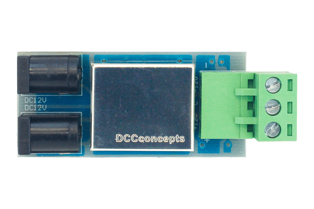 DCC Concepts 12V Dc Split Power Supply Kit. (Inc Pcb And 2X Universal Wall Plugs) - Hobbytech Toys