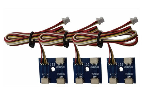 DCC Concepts 3X Long (1 M) Cobalt-SS Universal Extension Leads With Reverse Connection Option DCC Concepts TRAINS - DCC