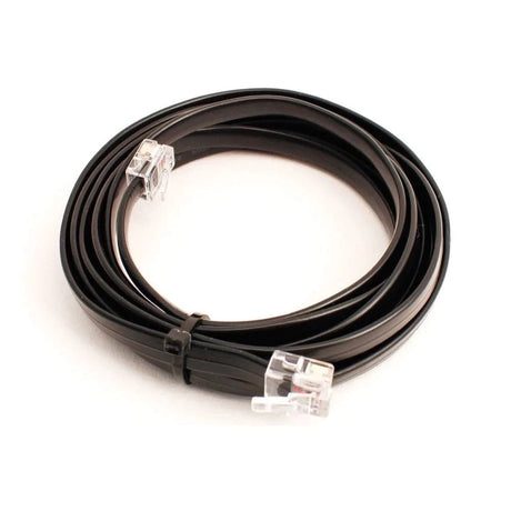 DCC Concepts 6-wire Flat Cable w/RJ12 Connectors - NCE Systems (4m) - Hobbytech Toys