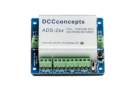 DCC Concepts Accessory Decoder CDU Solenoid Drive SX-2 way DCC Concepts TRAINS - DCC