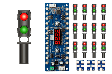DCC Concepts Alpha Mimic 12X Red/Green Ground Signal DCC Concepts TRAINS - DCC