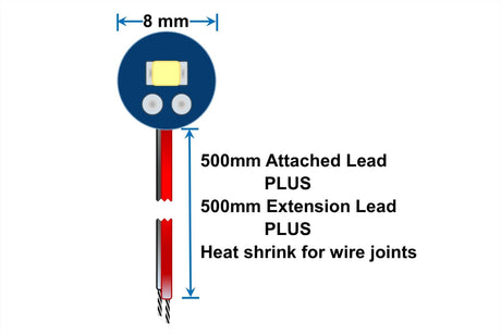 DCC Concepts DCD-MELL Cobalt Alpha Mimic Add-On Building Lighting Discs and Leads - Hobbytech Toys