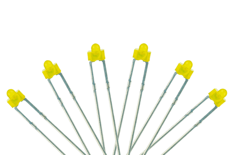DCC Concepts LED Panel Dot Type 1.8mm (W/Resistors) Yellow (6) DCC Concepts TRAINS - DCC