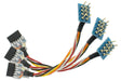 DCC Concepts Nem652 8 Pin Plug To 6 Pin Nem651 Socket Harness (3 Pack) DCC Concepts TRAINS - DCC