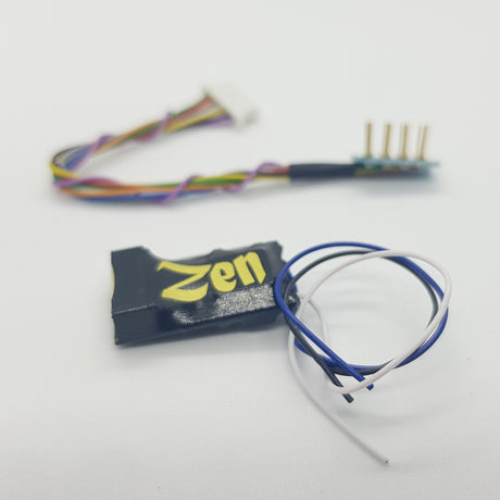 DCC Concepts Zen Black 4 Function Decoder W/8 Pin Harness DCC Concepts TRAINS - DCC