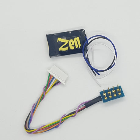 DCC Concepts Zen Black 4 Function Decoder W/8 Pin Harness DCC Concepts TRAINS - DCC