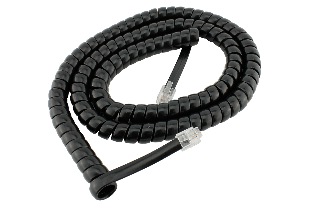 DCC Concepts Rj12 6Pin Curly Cord For Nce Powercab And Cobalt Alpha - 2M/6Ft DCC Concepts TRAINS - DCC