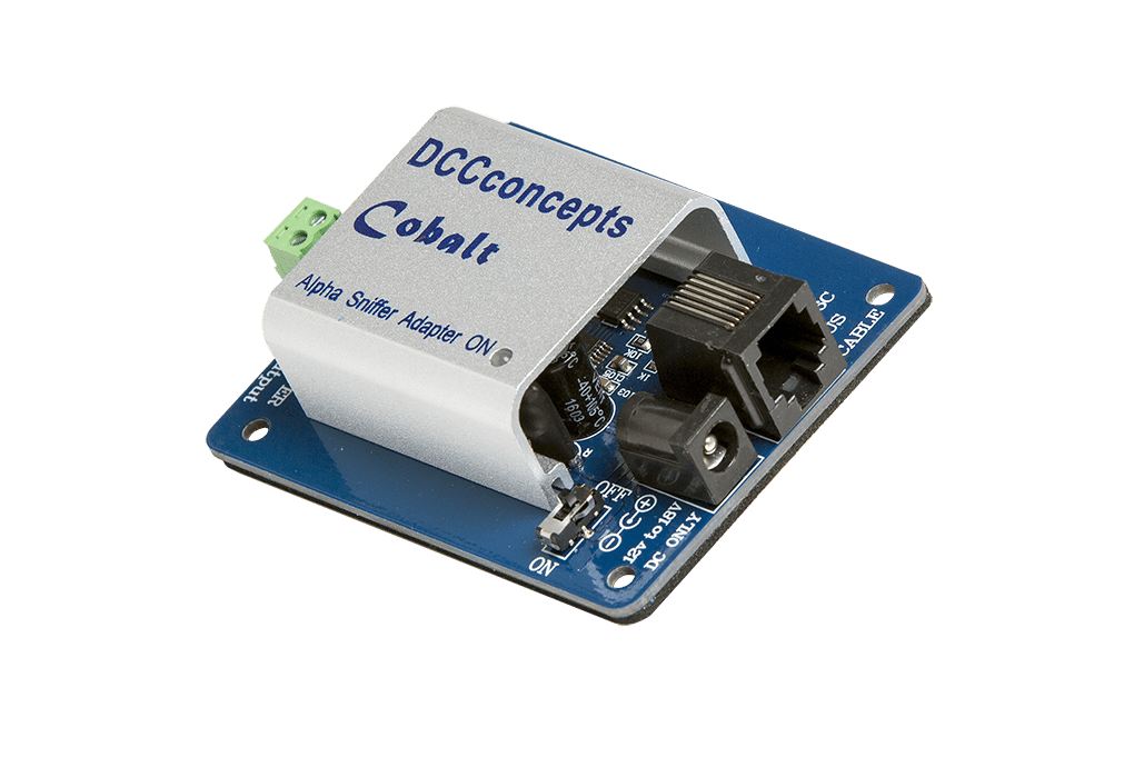 DCC Concepts Cobalt Alpha DCC Power Bus Driver And Sniffer Adapter DCC Concepts TRAINS - DCC