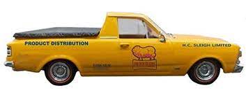 DDA 1/43 1971 Ford XY Ute Golden Fleece - Hobbytech Toys